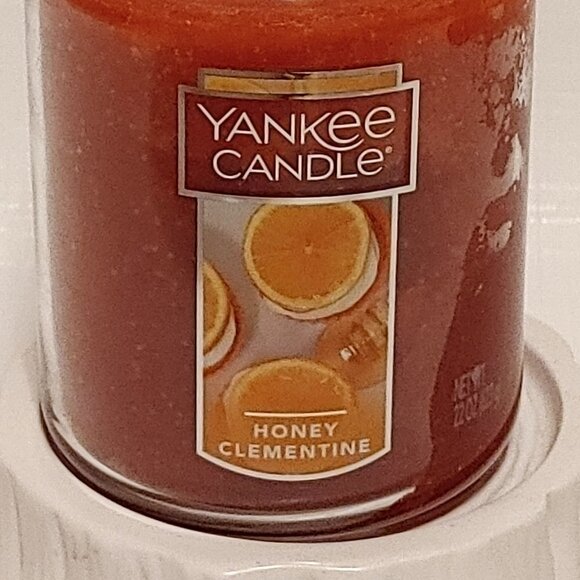 Yankee Candle Honey Clementine Jar Candle BNWT 22oz - Picture 2 of 7